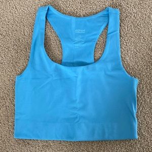 Girlfriend Collective Paloma bra/tank light blue size xs